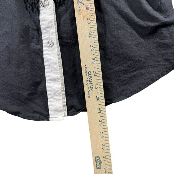 Vintage 1849 Authentic Ranchwear Size Medium Button Up Shirt Western Silver-Tip - Picture 6 of 11